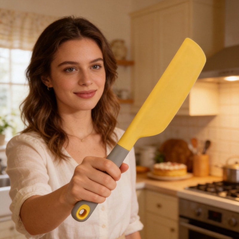 HighHeat Silicone Spatula Set Non Stick Baking Scraper For Cooking And Pastry 1