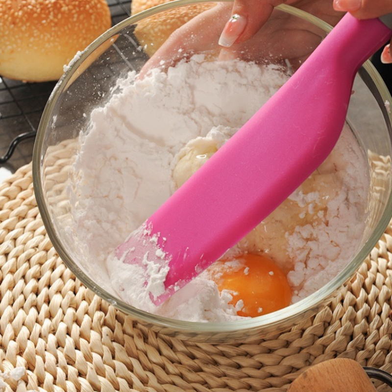 HighHeat Silicone Spatula Set Non Stick Baking Scraper For Cooking And Pastry 3
