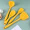 Heat Resistant Silicone Kitchen Utensil Set Non Stick Cooking Tools with Ergonomic Grip