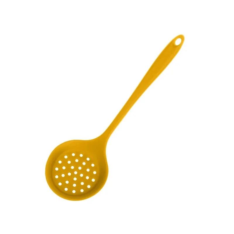 Heat Resistant Silicone Kitchen Utensil Set Non Stick Cooking Tools with Ergonomic Grip