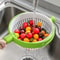 Rotating Vegetable Washing Basket With Spin Drain Colander For Fruits And Greens 1