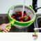 Rotating Vegetable Washing Basket With Spin Drain Colander For Fruits And Greens 3