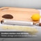 Leeseph Stainless Steel Cheese Grater With Wooden Handle MultiPurpose Vegetable Shredder For Kitche 1