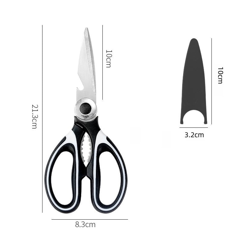HighPerformance Stainless Steel Kitchen Scissors For Meat Poultry Everyday Cutting 5