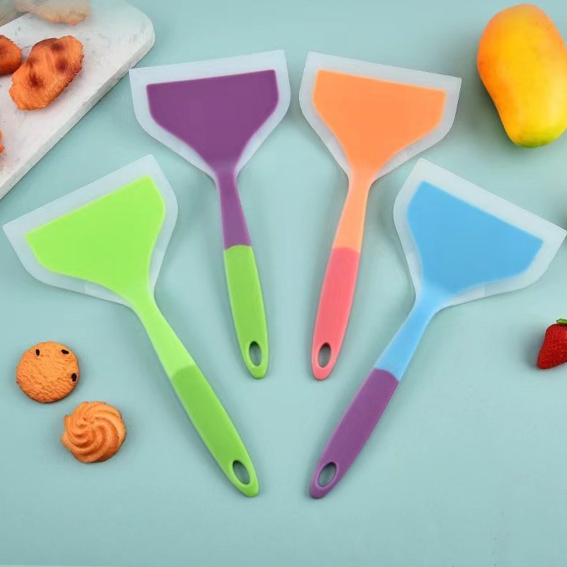 Silicone Nonstick Spatula Set Heat Resistant Pancake Omelette Turner