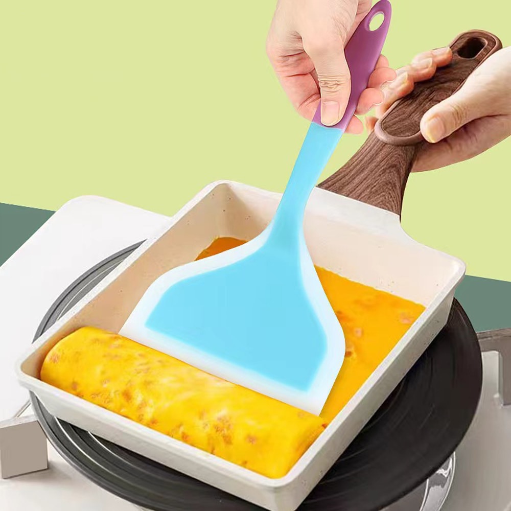 Silicone Nonstick Spatula Set Heat Resistant Pancake Omelette Turner