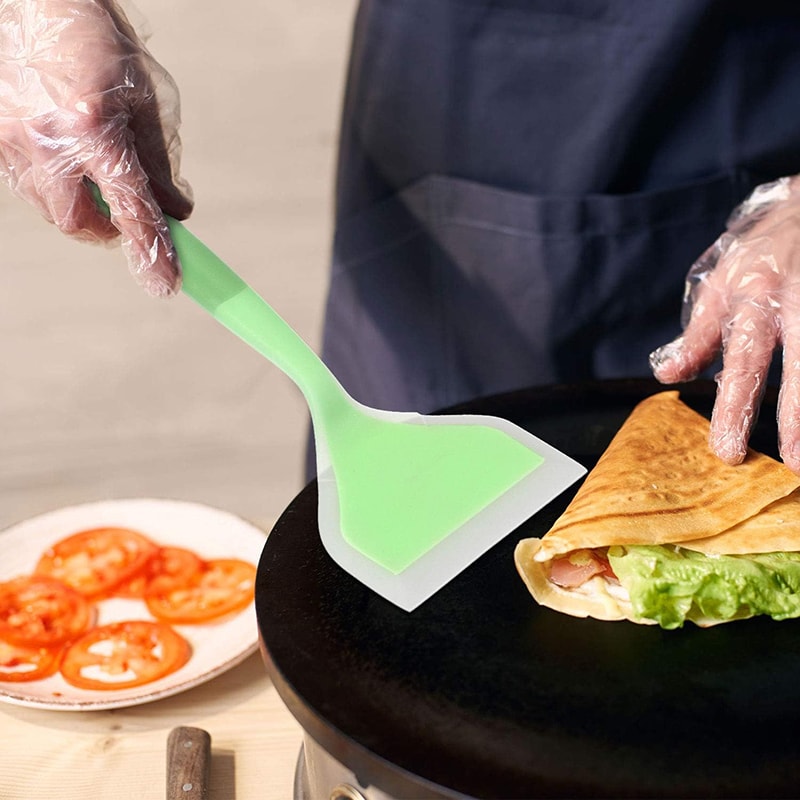 Silicone Nonstick Spatula Set Heat Resistant Pancake Omelette Turner