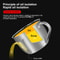 Stainless Steel Fat Separator Jug with Strainer Grease Separator for Healthy Cooking