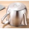 Stainless Steel Fat Separator Jug with Strainer Grease Separator for Healthy Cooking
