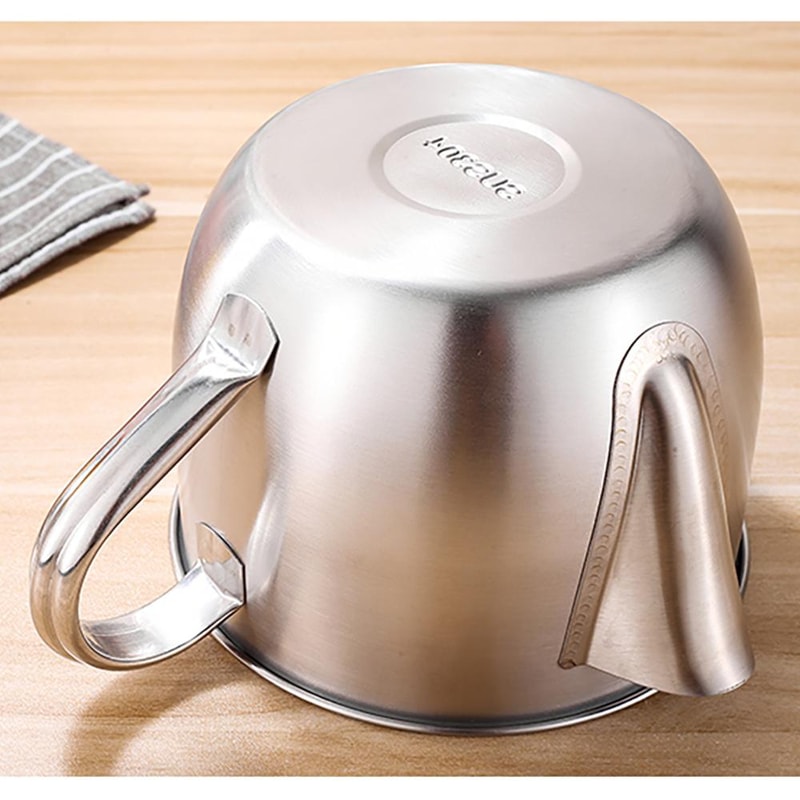 Stainless Steel Fat Separator Jug with Strainer Grease Separator for Healthy Cooking