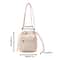 Korean Style Bucket Bag Drawstring Shoulder Crossbody for Women
