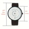 Classic Edge men analog quartz watch with Leather Strap and Sport Casual Design