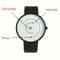 Classic Edge men analog quartz watch with Leather Strap and Sport Casual Design
