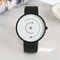 Classic Edge men analog quartz watch with Leather Strap and Sport Casual Design