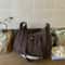Korean Nylon Shoulder Bag Pleated Cloud Crossbody Tote For Women 0
