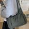Korean Nylon Shoulder Bag Pleated Cloud Crossbody Tote For Women 1