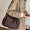 Korean Nylon Shoulder Bag Pleated Cloud Crossbody Tote For Women 2