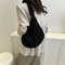Pleated Plaid Crossbody Bag Large Capacity Quilted Shoulder Tote for Women