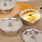 Stainless Steel Bowl With Lid Multi Purpose Steaming Egg Bowl And Ramen Soup Container 0