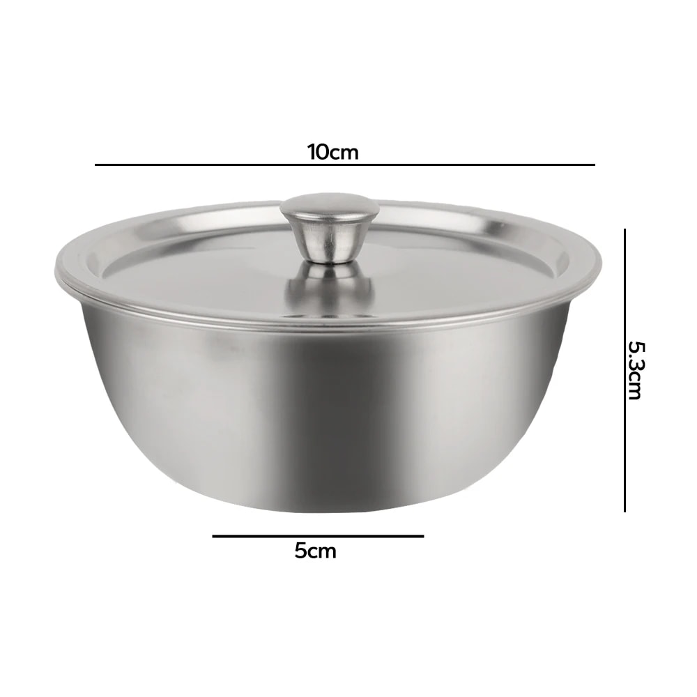 Stainless Steel Bowl With Lid Multi Purpose Steaming Egg Bowl And Ramen Soup Container 4
