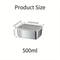 Airtight Stainless Steel Food Containers Set for Meal Prep and Travel