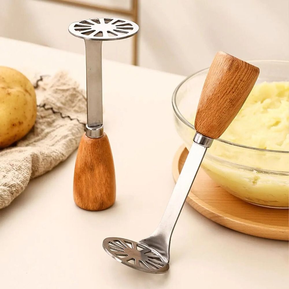 Stainless Steel Potato Ricer & Masher Press for Smooth Mash and Easy Prep