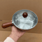 Induction Compatible Pasta Cooker Pot with Wooden Handle & Even Heat Non Stick Base