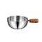 Induction Compatible Pasta Cooker Pot with Wooden Handle & Even Heat Non Stick Base