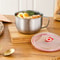 Stainless Steel Ramen Bowl With Lid Large Capacity Leak Proof Soup Container 3
