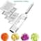 Multi Purpose Vegetable Slicer With Stainless Steel Blades Manual Vegetable Cutter Set 1