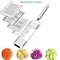 Multi Purpose Vegetable Slicer With Stainless Steel Blades Manual Vegetable Cutter Set 1