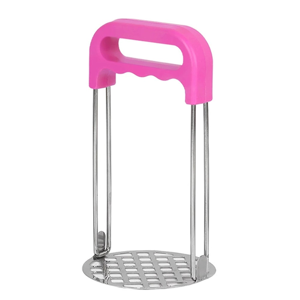 Stainless Steel Potato Masher Press Compact Manual Food Masher For Baby Food Kitchen Use 8