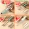 Premium Watermelon Slicer Cutter Tool With Fork Stainless Steel Fruit Cutting Tool 0