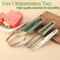 Premium Watermelon Slicer Cutter Tool With Fork Stainless Steel Fruit Cutting Tool 3