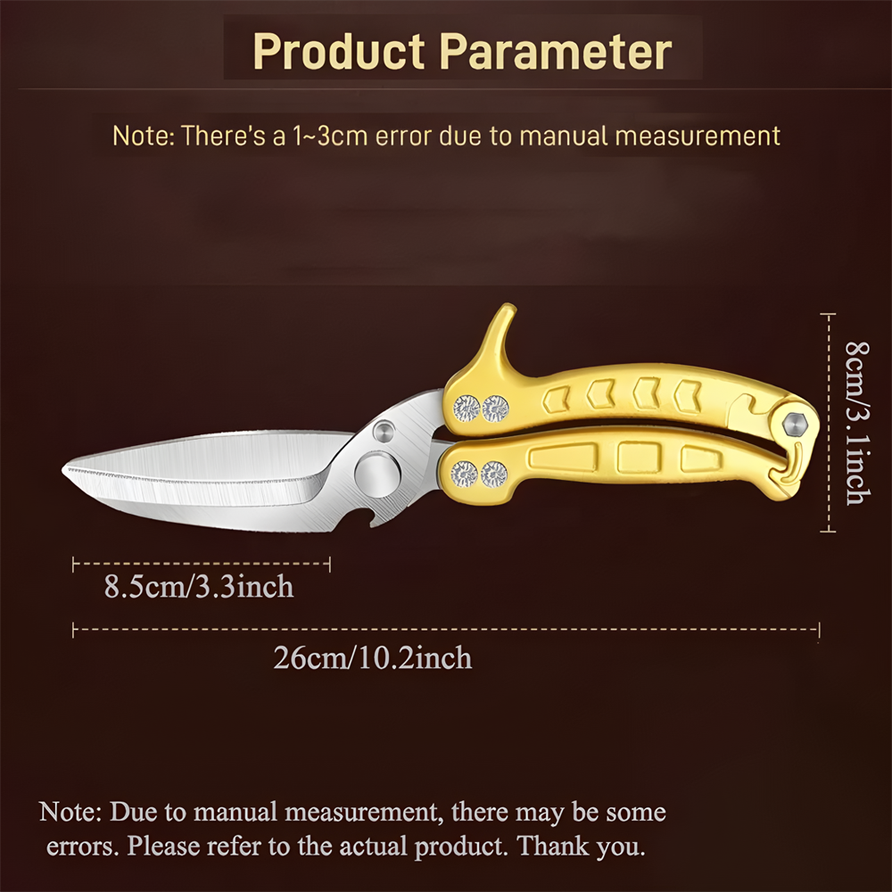 Premium Multi-Functional Kitchen & Chicken Bone Scissors for Cooking