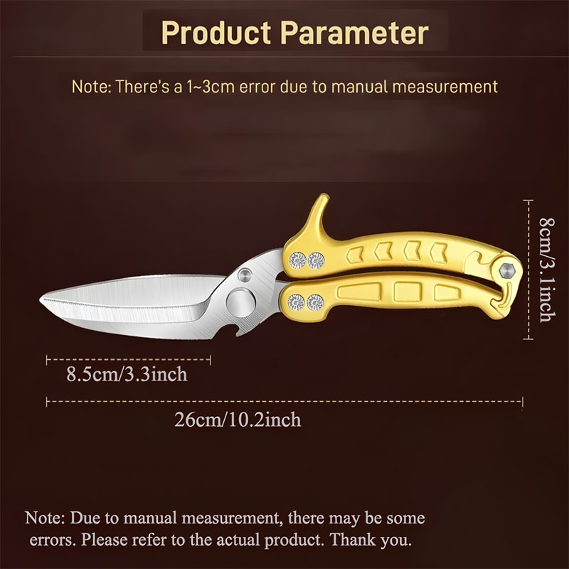 Premium Multi-Functional Kitchen & Chicken Bone Scissors for Cooking