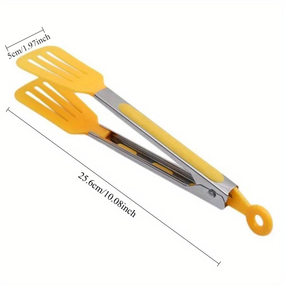 Premium Silicone BBQ Grilling Tongs Heat Resistant, Non Stick Kitchen & Outdoor Cooking Tool