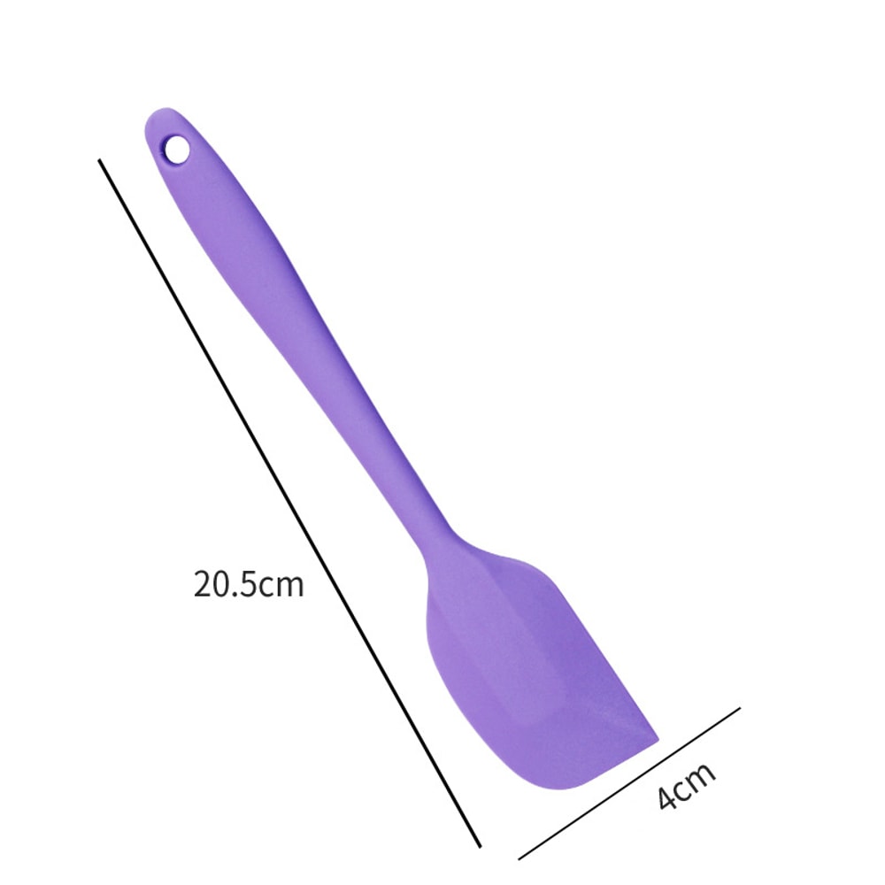 Heat Resistant Silicone Spatula & Cake Scraper for Baking
