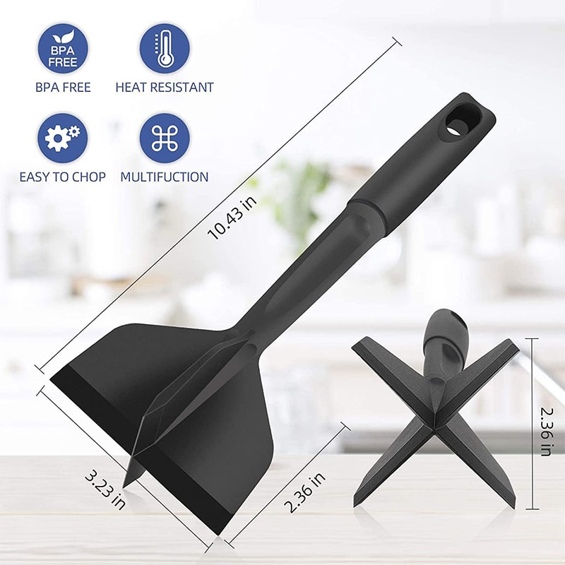 Premium Meat Chopper & Potato Masher – Heat-Resistant Nylon