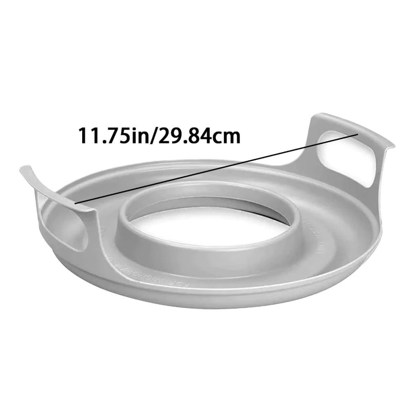 Premium PP Microwave Plate Tray Steam Holder For Bowls Durable Easy Clean Heater Stand 1