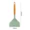 Premium Wide Mouth Heat Resistant Non Stick Silicone Spatula Pancake & Omelette Turner Kitchen Cooking Tool