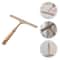 Premium Glass Cleaning Tool with Beech Wood Handle – Window Squeegee for Bathroom, Car & Mirror