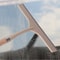 Premium Glass Cleaning Tool with Beech Wood Handle – Window Squeegee for Bathroom, Car & Mirror