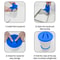 Retractable Paint Can Lid with Foldable Pouring Spout and Airtight Seal