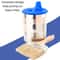 Retractable Paint Can Lid with Foldable Pouring Spout and Airtight Seal