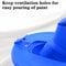 Retractable Paint Can Lid with Foldable Pouring Spout and Airtight Seal
