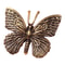 Antique Brass Butterfly Figurine Desktop Ornament for Home Decor