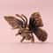 Antique Brass Butterfly Figurine Desktop Ornament for Home Decor