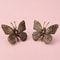 Antique Brass Butterfly Figurine Desktop Ornament for Home Decor