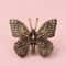 Antique Brass Butterfly Figurine Desktop Ornament for Home Decor